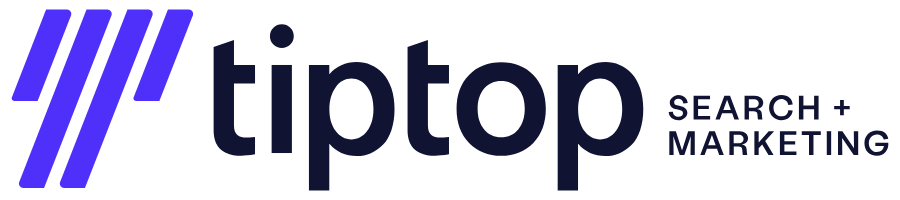 tiptop SEARCH + MARKETING logo